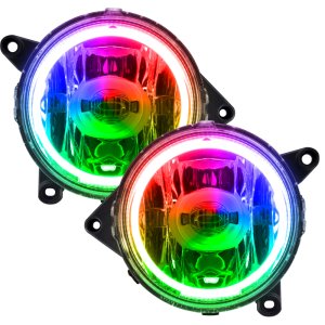 Ford Mustang Fog Light Halo Kit - ORACLE Lighting - ColorSHIFT - `13-`14